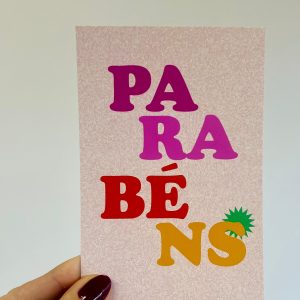 Cartão "Parabéns"