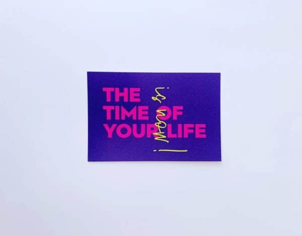 Cartão "Time of your life" - Imagem 2