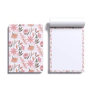 Bloco de Notas Floral Rose
