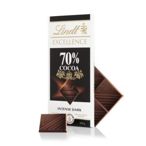 Barra de Chocolate Lindt 70% Cacau