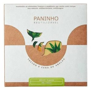 Paninho Reutilizável - Tecido e Cera de Abelha